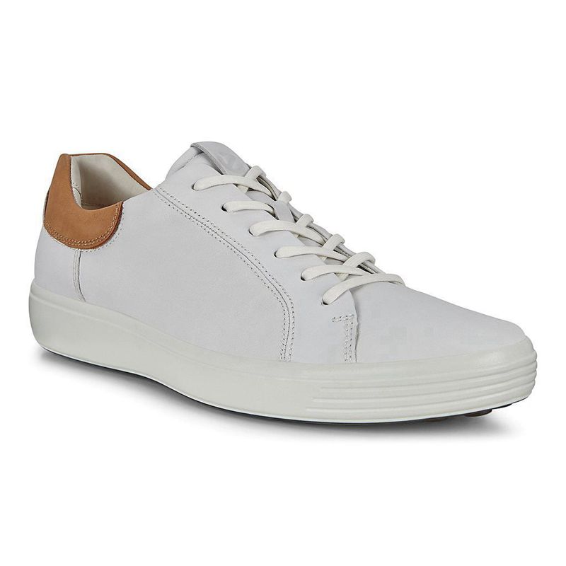 Zapatillas Ecco Soft 7 Para Hombre,Blancas,072486-GFV